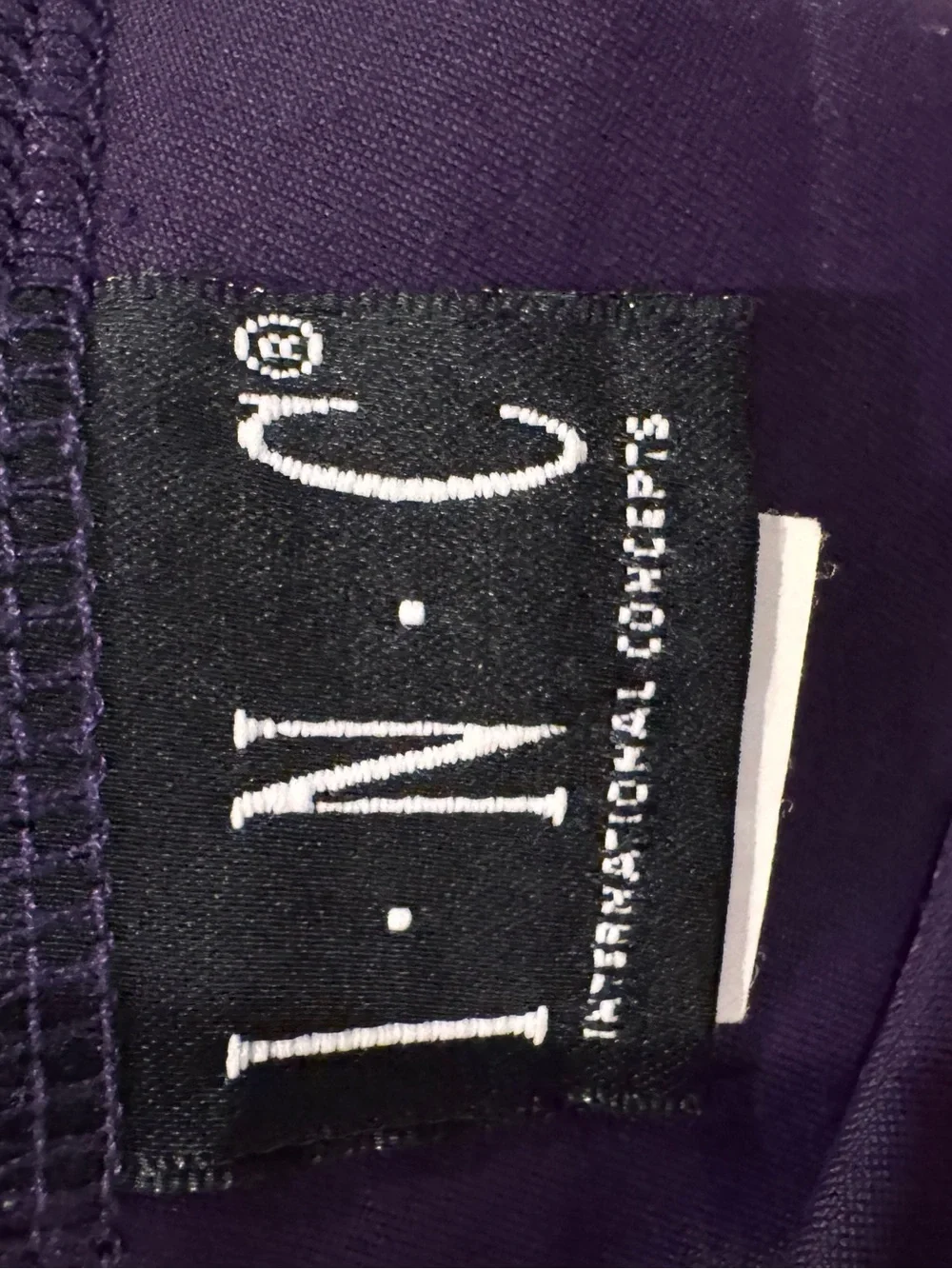 Vintage INC International Concepts Plum Mini Tennis Skirt